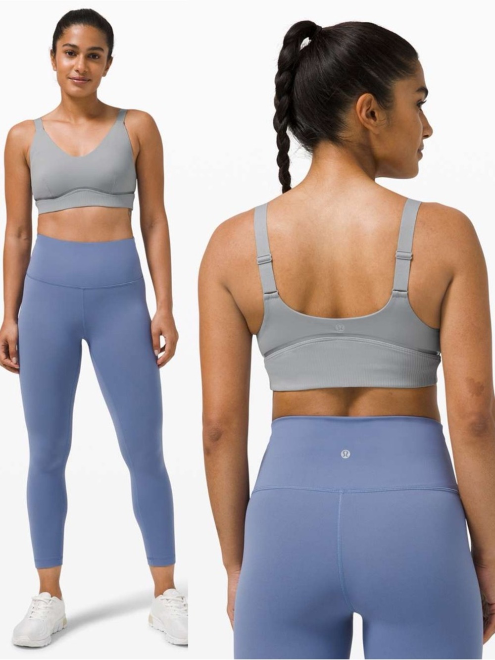 Lululemon Radiant Motion Bra *Medium Support, B/C Cups Rhino Grey 4 W2CNXS